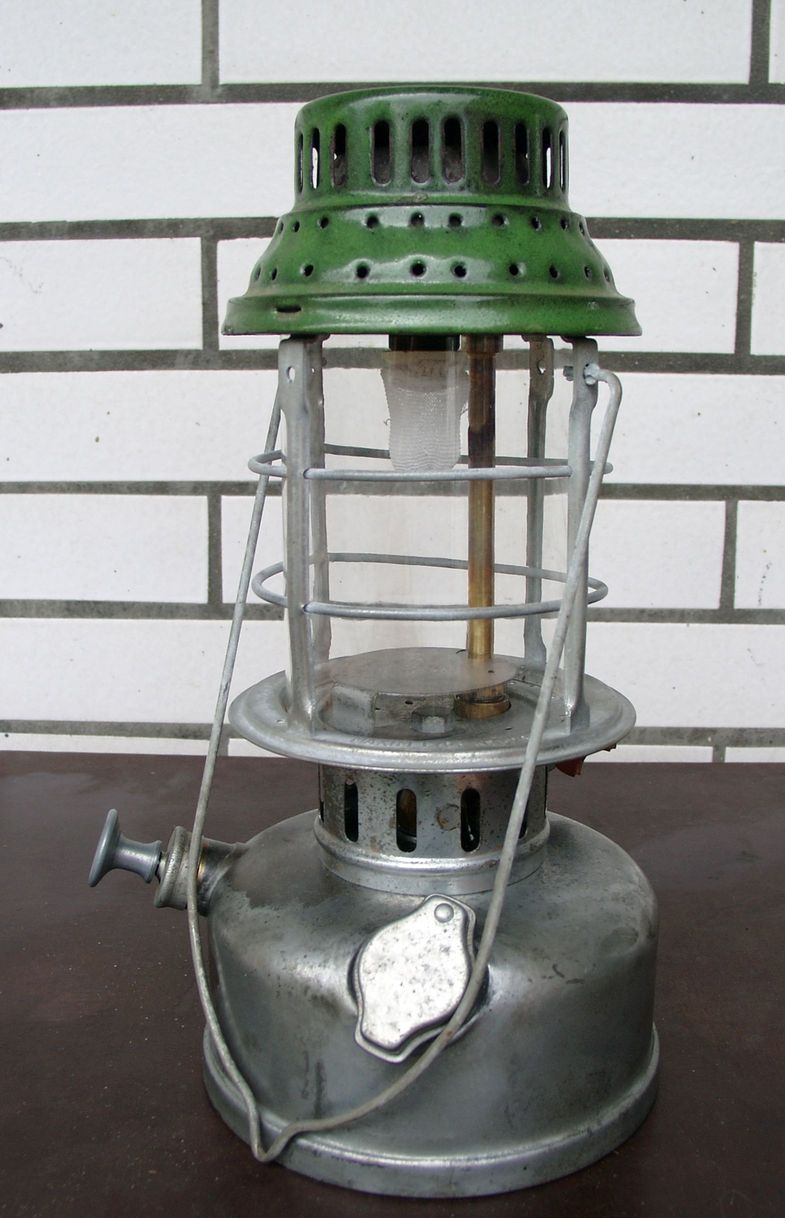 Lanterne à Pétrole Vintage Maxim, Modèle Ditmar, Laiton Argenté, Autriche