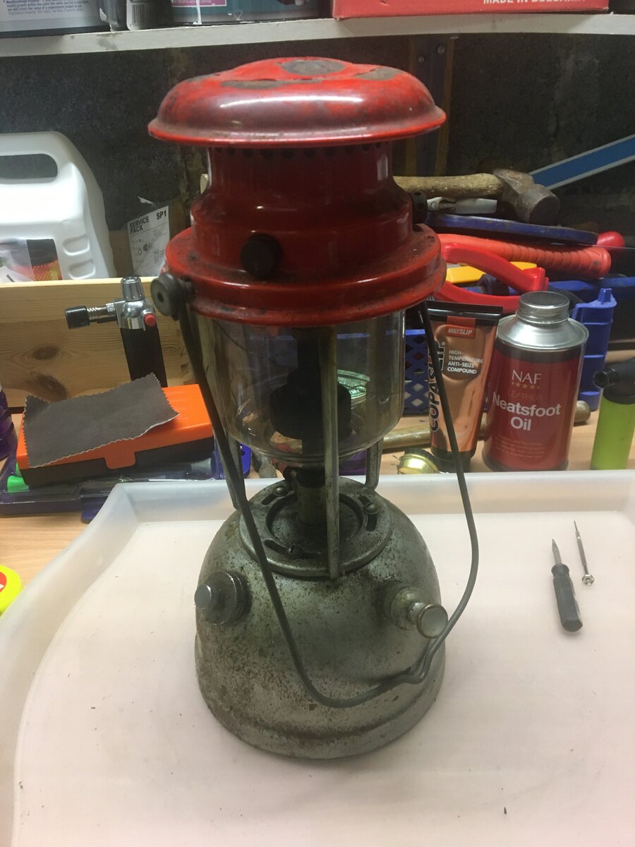 bialaddin model 315 ヴィンテージ灯油ランタン Bialaddin 315 - Identification and respray | Classic