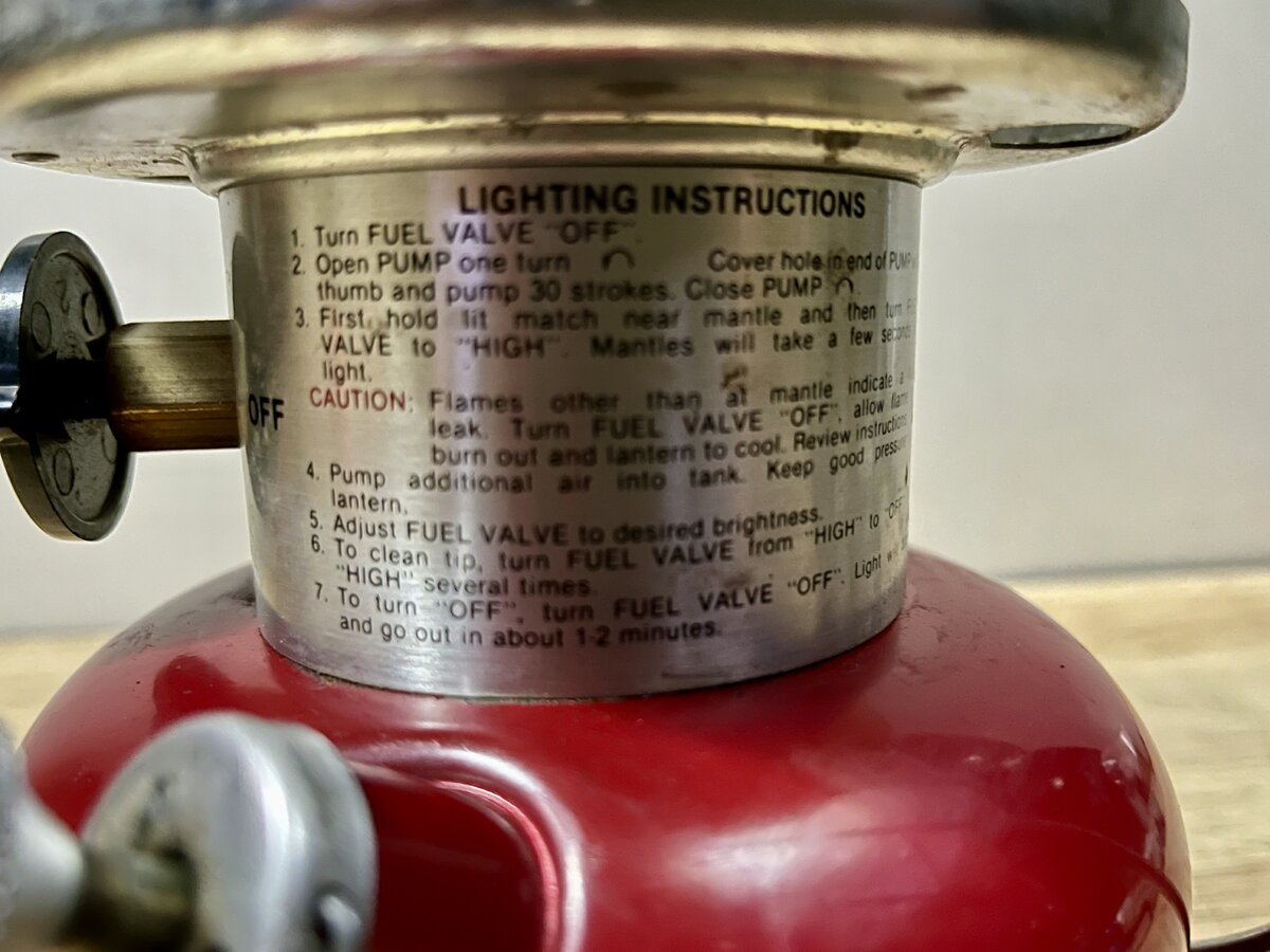 Coleman 286A (286A703; March 1989) | Classic Pressure Lamps & Heaters