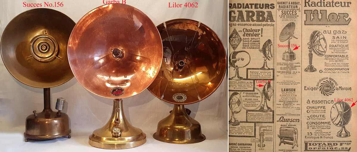 Succes Garba and Lilor heaters and Didier-Botin 1927.jpg