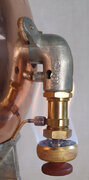 Garba Serie B gasoline parabolic heater pre heat flame.jpg