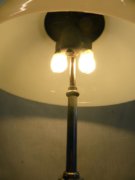 Coleman R Reading lamp lit mantles and shade.jpg